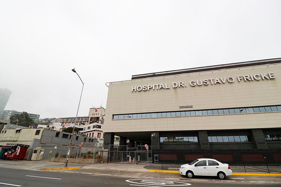 VIÑA DEL MAR: Funcionarios del Hospital Gustavo Fricke protestan contra Carabineros. 09/11/2019