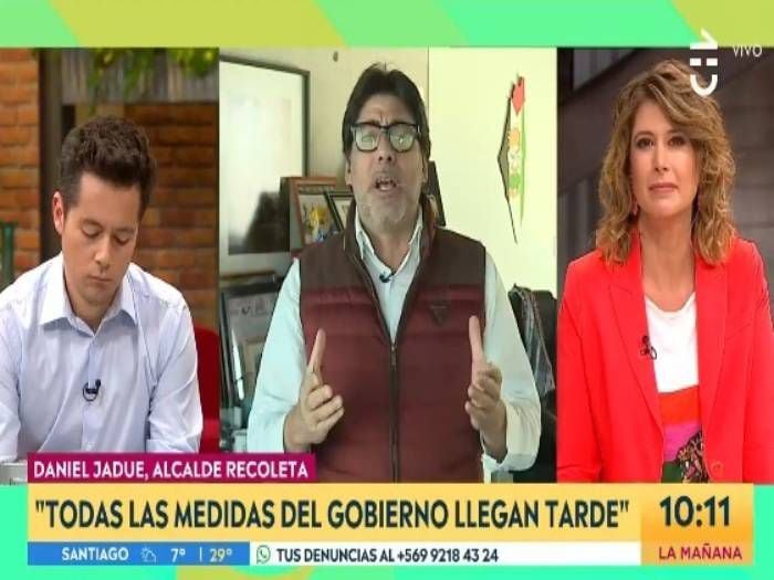 "¿Puedo hablar...?": el tenso cruce en vivo de Daniel Jadue con Maca Pizarro