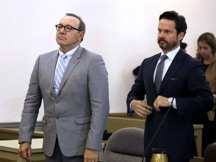 Kevin Spacey acudió a la corte por la acusación de abuso sexual