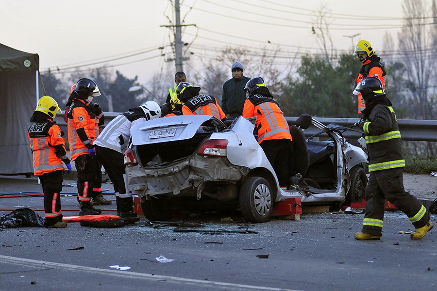 Tres muertos dejo un choque en Puente Alto