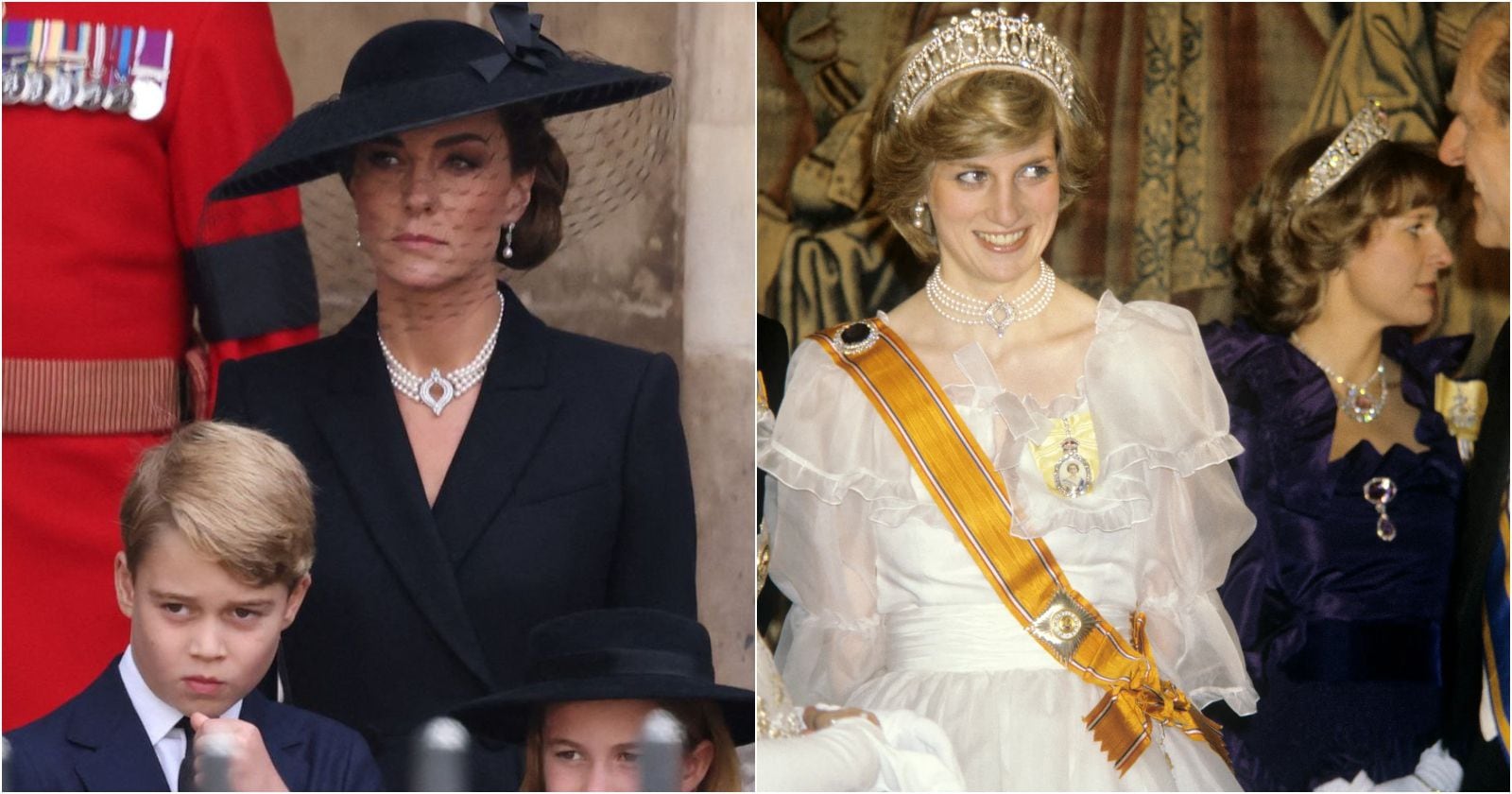 Kate Middleton a Lady Di