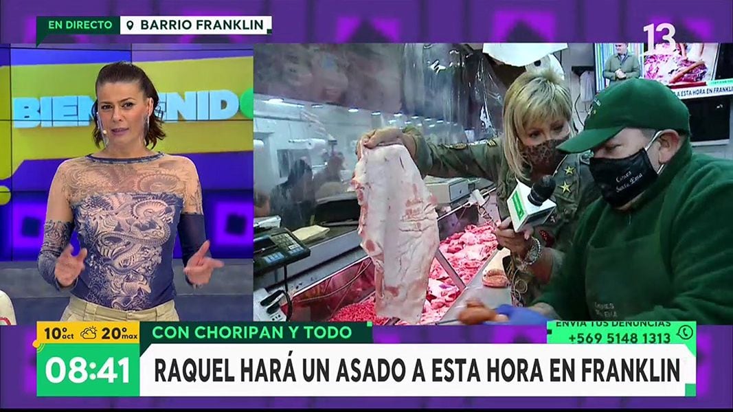 Hasta la Raquel Argandoña "tomó aire" en las salidas a terreno