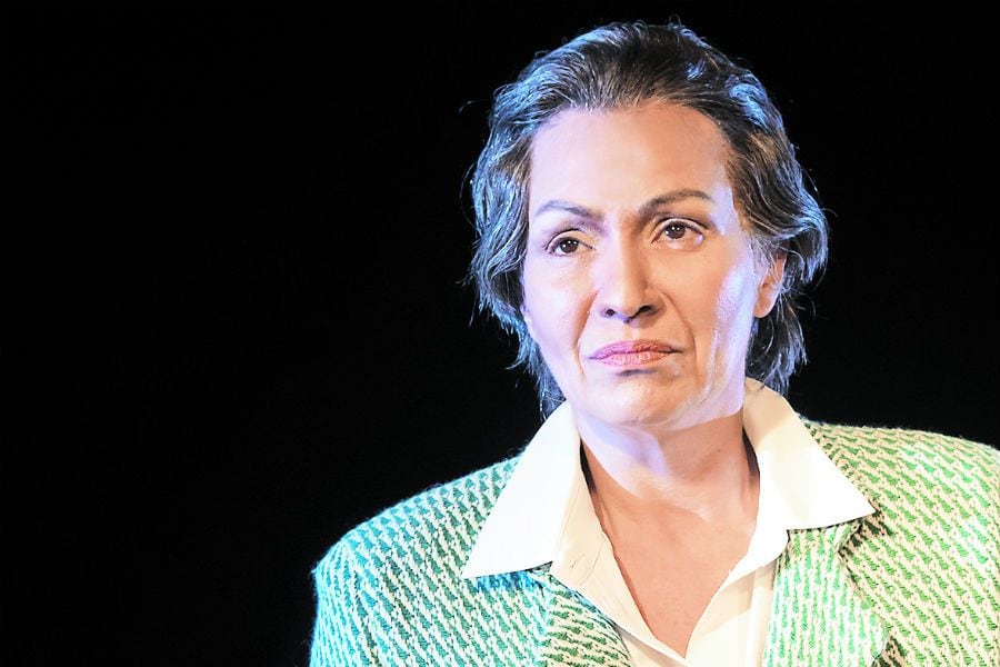 Solange Lackington se transformó en Gabriela Mistral