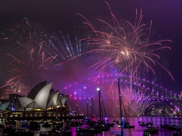 Australia partió con el pie izquierdo: Celebraron la llegada del "2018"