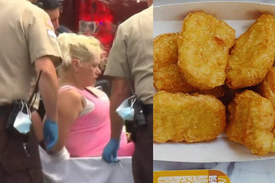 Atraparon a ladrona que se detuvo en plena persecución a comprar nuggets