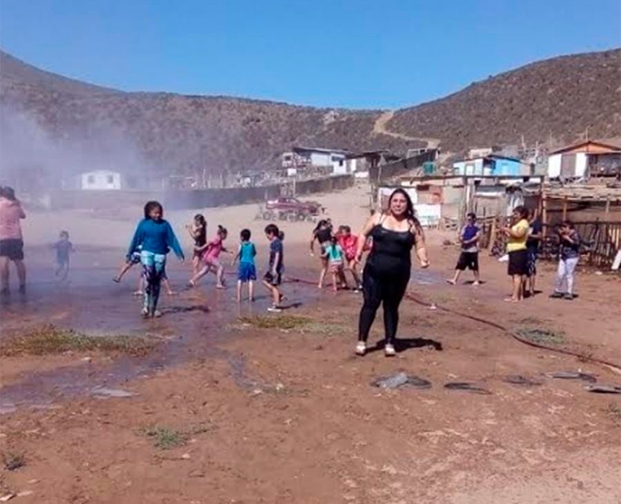 En el campamento "Lugares que hablan" no se viven penas