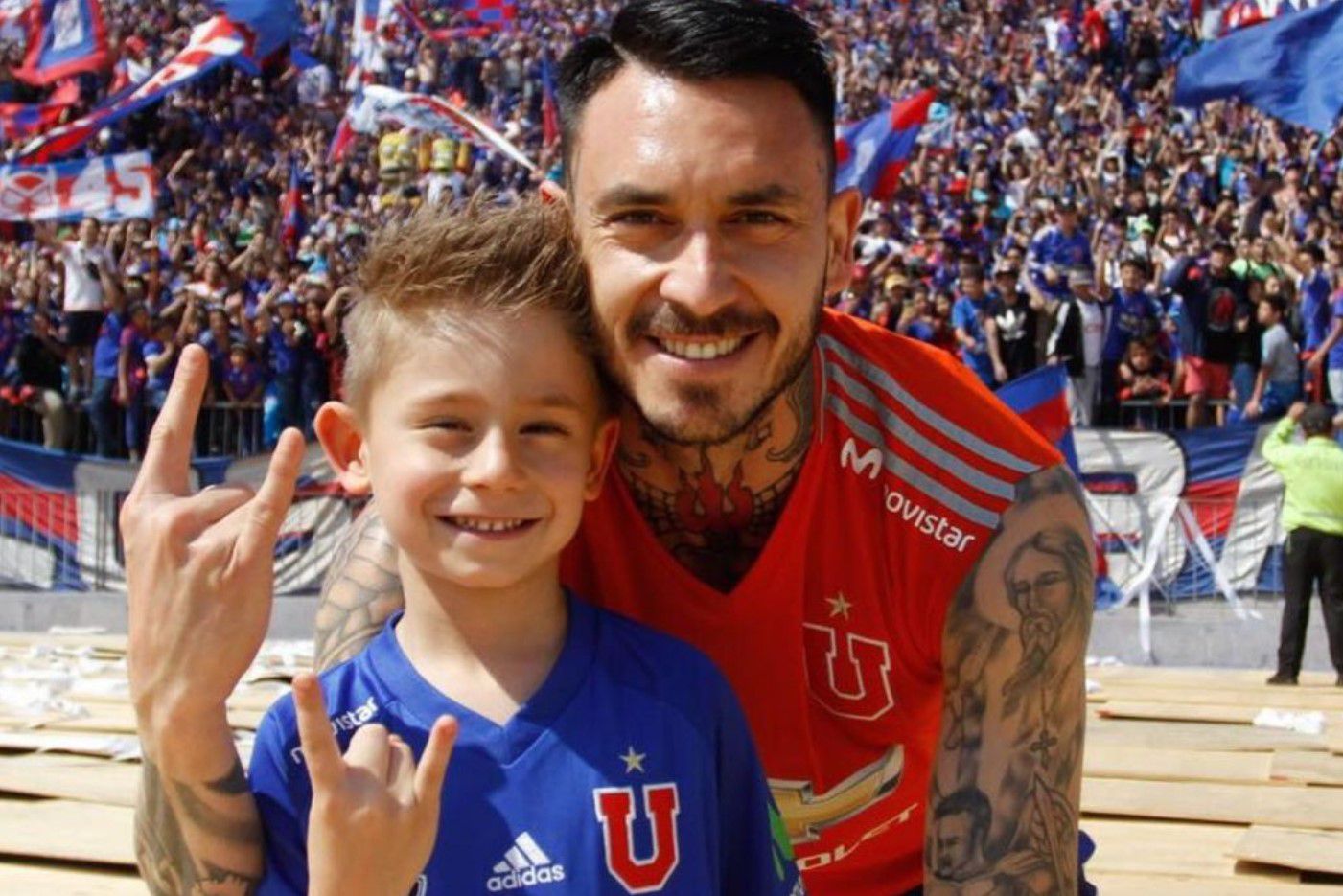 El saludo de Mauricio Pinilla a su hijo por su cumpleaños