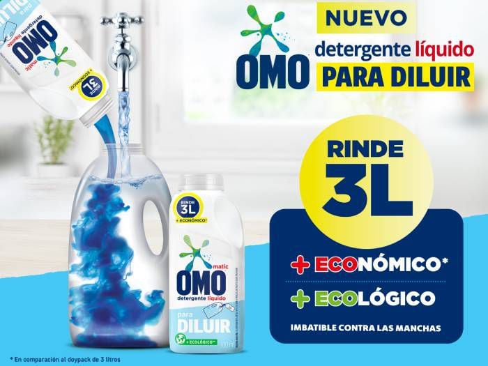 OMO estrena nuevo detergente: más ecológico y sustentable