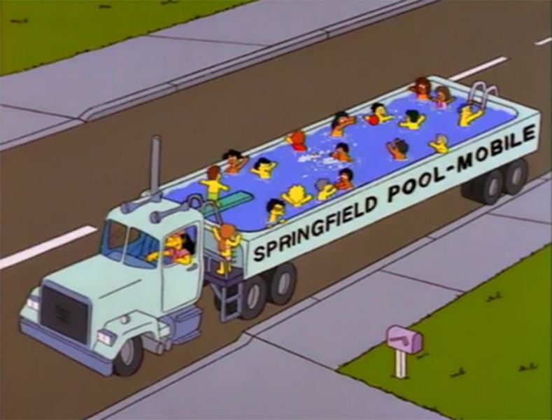 Se inspiró en Los Simpson para refrescar a los peques