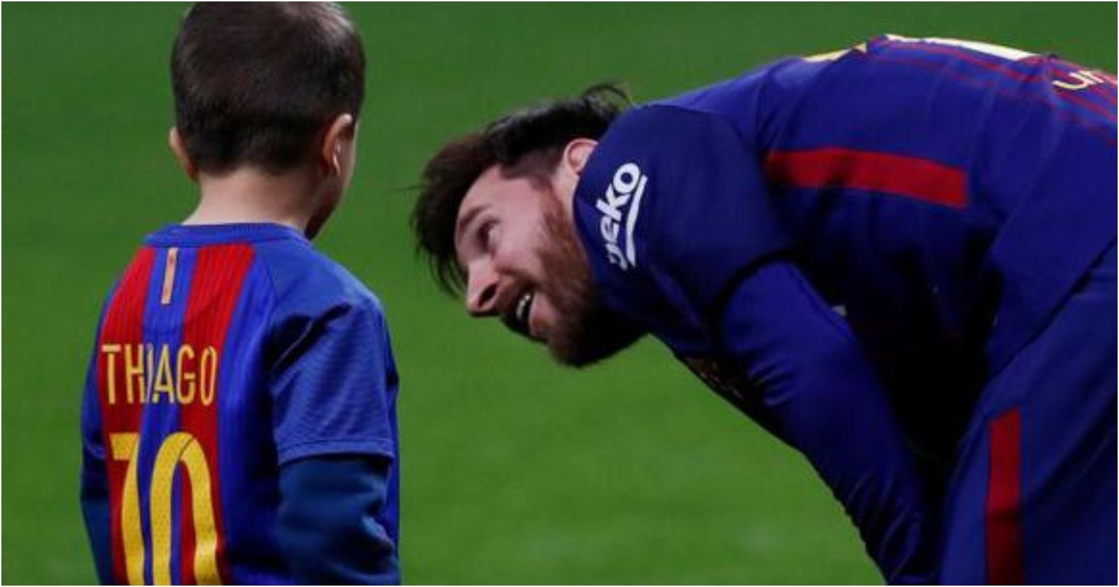 Lionel Messi y Thiago