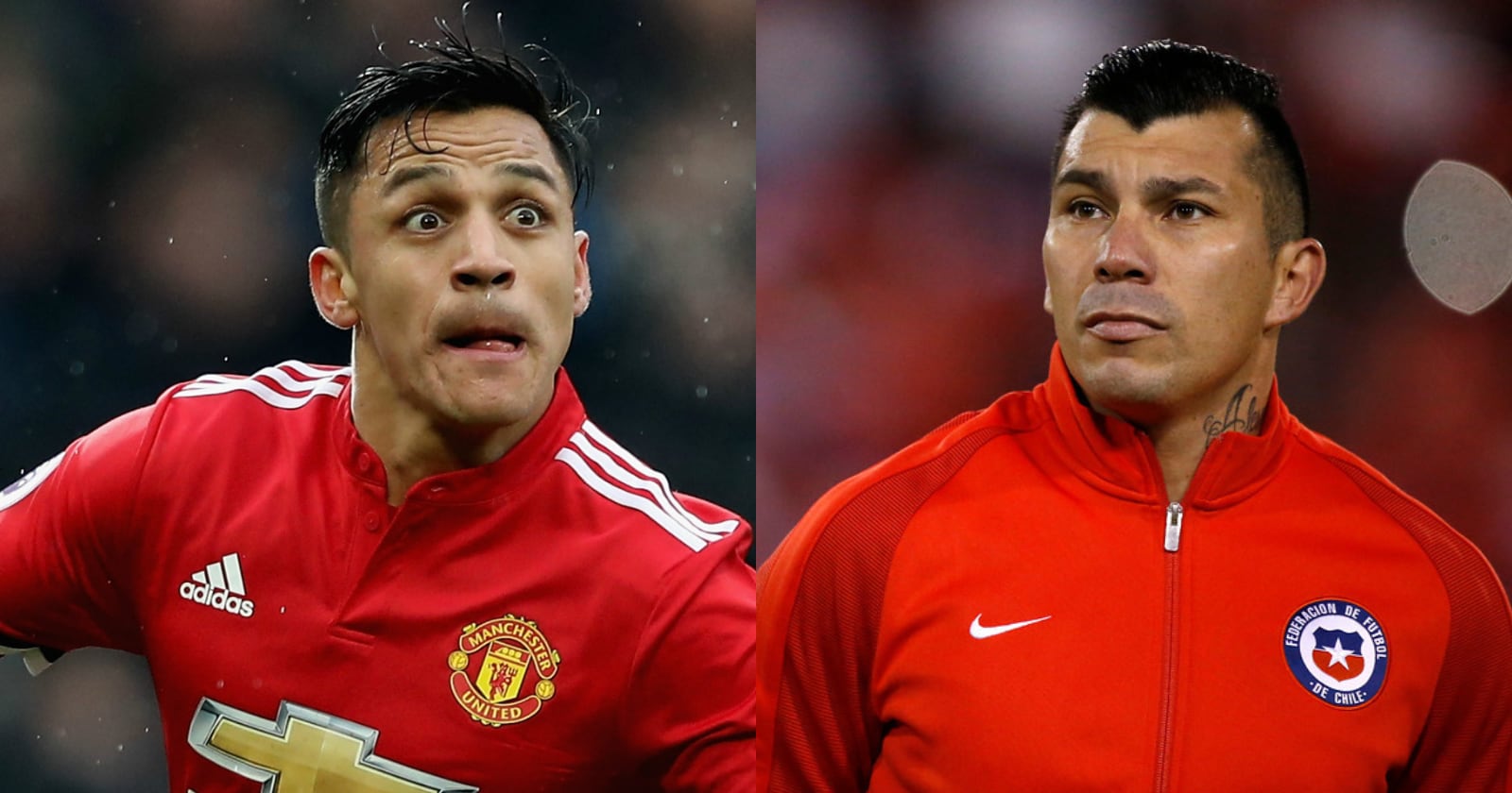 Alexis Sánchez y Gary Medel