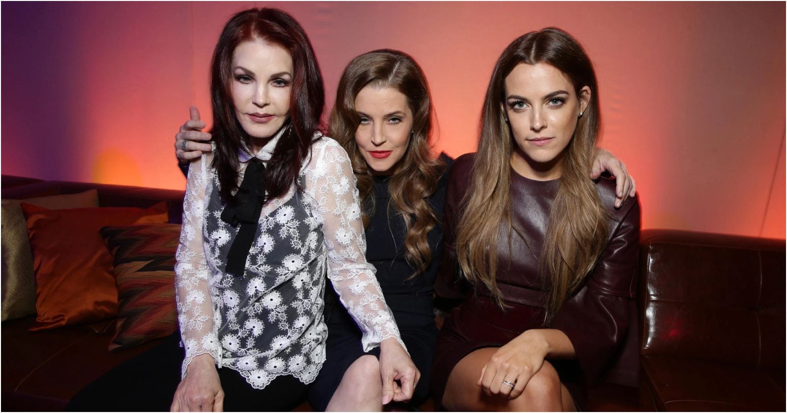 Priscilla Presley, Lisa Marie Presley y Riley Keough