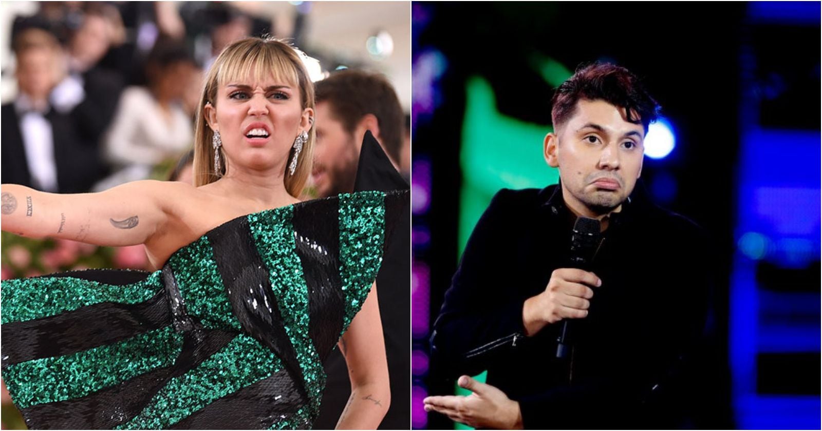 Miley Cyrus y Fabrizio Copano