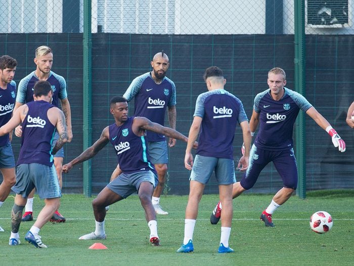 [Video] Así fue el segundo entrenamiento de Arturo Vidal con el Barcelona