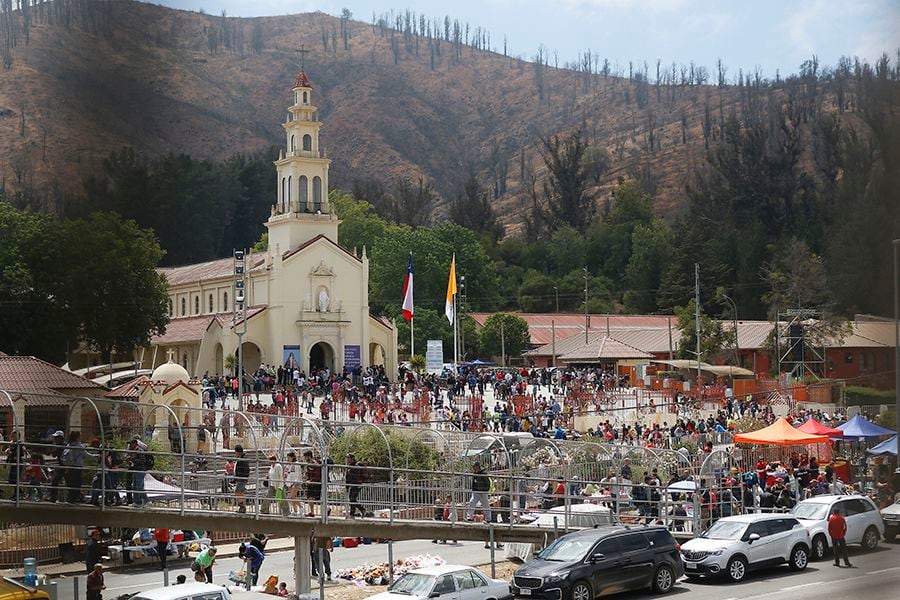 Suspenden peregrinación a Lo Vásquez: santuario estará cerrado el 7 y 8 de diciembre