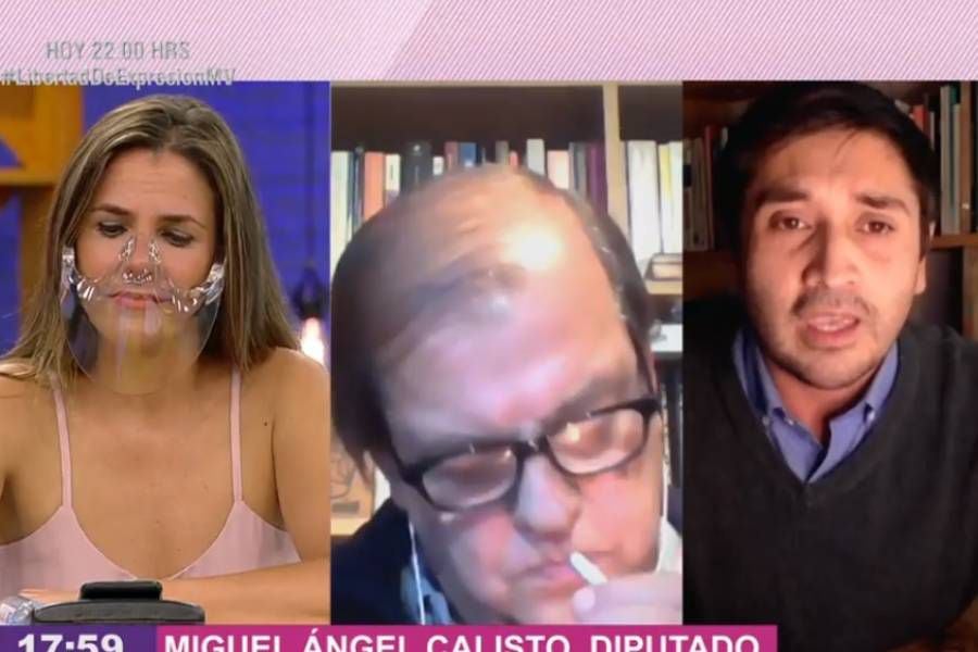 "Le importa una ra...": El llamado de atención a Francisco Vidal por fumar en pantalla