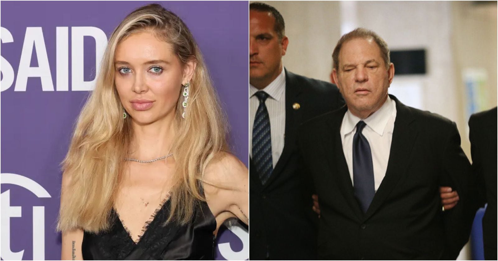 Kaja Sokola y Harvey Weinstein