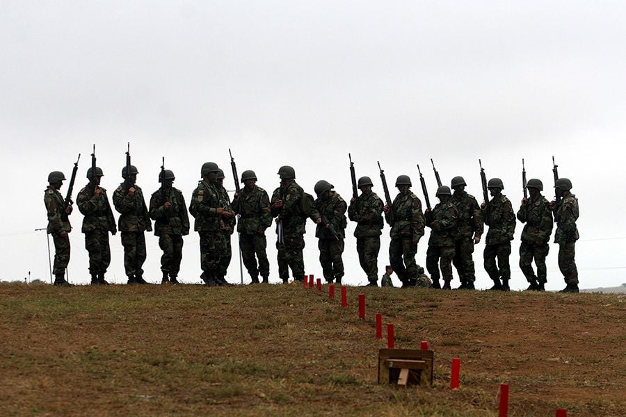 Ejercicios militares en Pichicuy