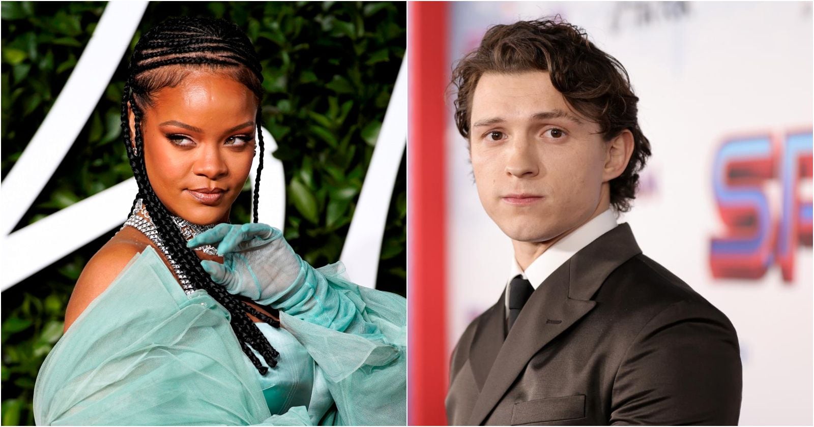 Rihanna y Tom Holland