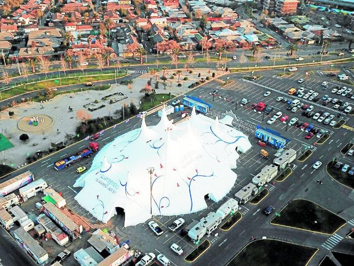 Carpa nueva en la Gala de Pastelito y Tachuela Chico