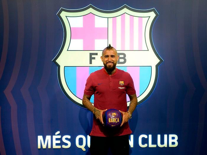 Arturo Vidal se sumará junto a los mundialistas del Barcelona