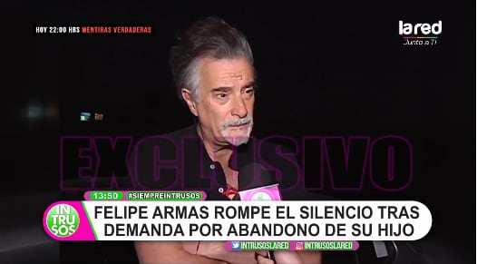 Felipe Armas: "Yo nunca he abandonado a Matías, siempre he estado preocupado de su pensión"