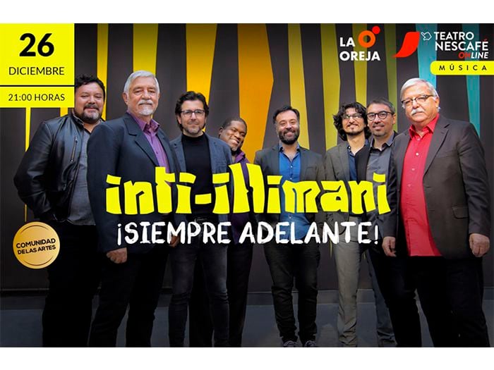 Inti Illimani realizará concierto online el 26 de diciembre