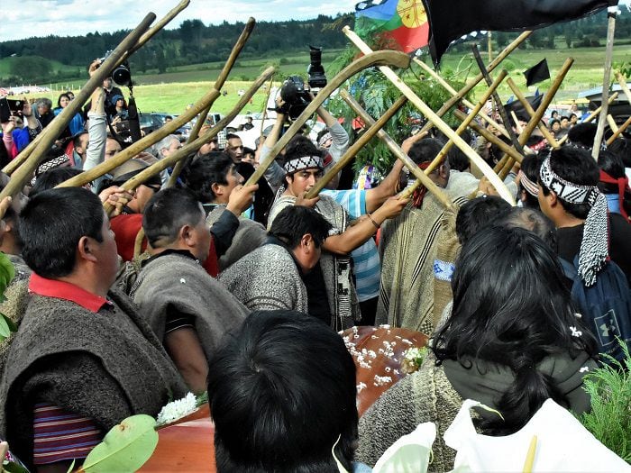 Funeral de Camilo Catrillanca