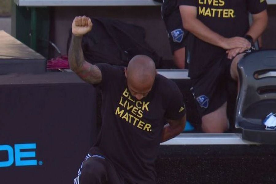 MLS: el aplaudido gesto de Thierry Henry en memoria de George Floyd