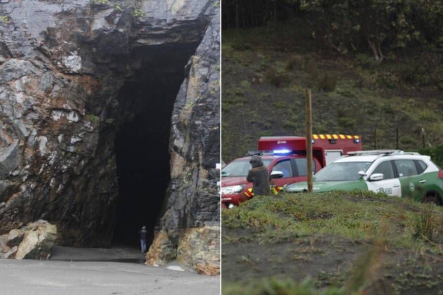 "Entró una ola y nos arrastró": el fuerte relato de carabineros que rescataron a joven en Cobquecura