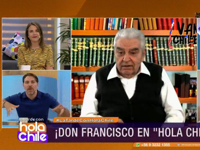 Don Francisco "encaró" en vivo a José Antonio Neme por su crítica a la TV