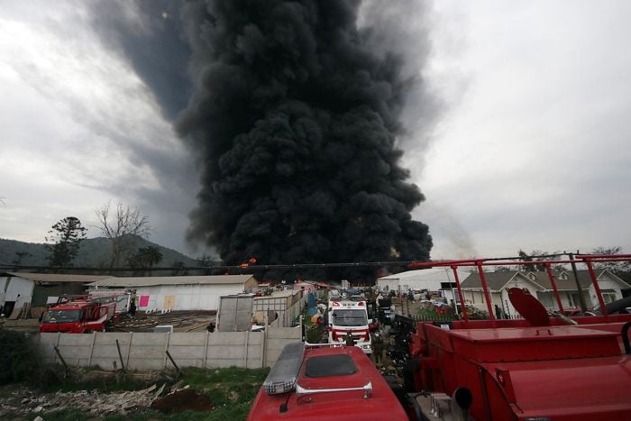 Incendio de Maipú puso en alerta la Región Metropolitana