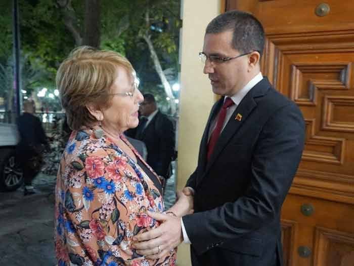 Bachelet inició visita a una Venezuela devastada por la crisis