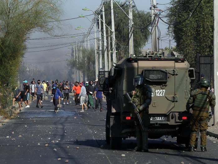 ¡Violentos incidentes en El Bosque en medio de la cuarentena!