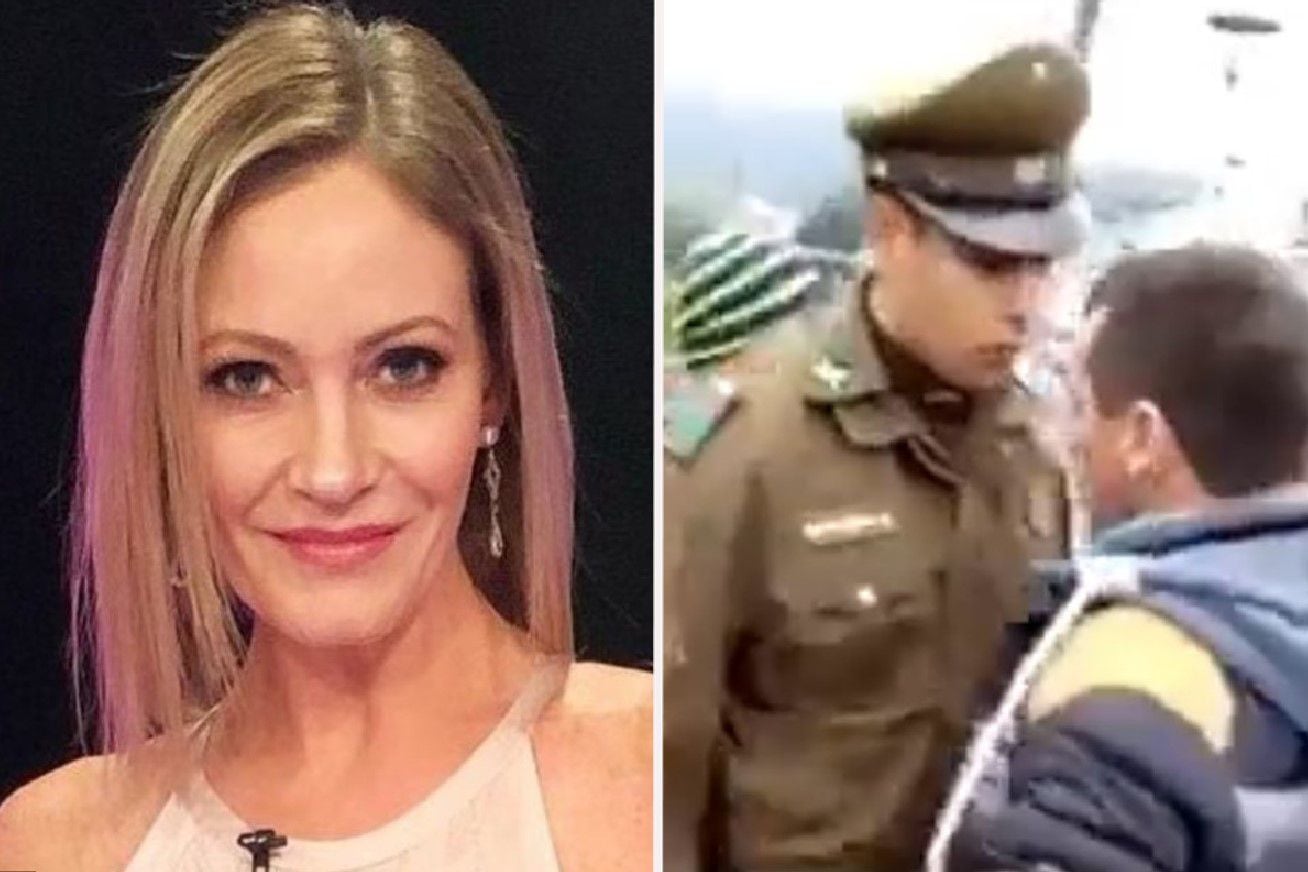 Marcela Vacarezza reacciona a video viral de carabinero