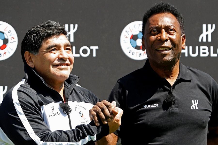 El saludo cumpleañero de Pelé a Maradona: "Siempre te apoyaré"