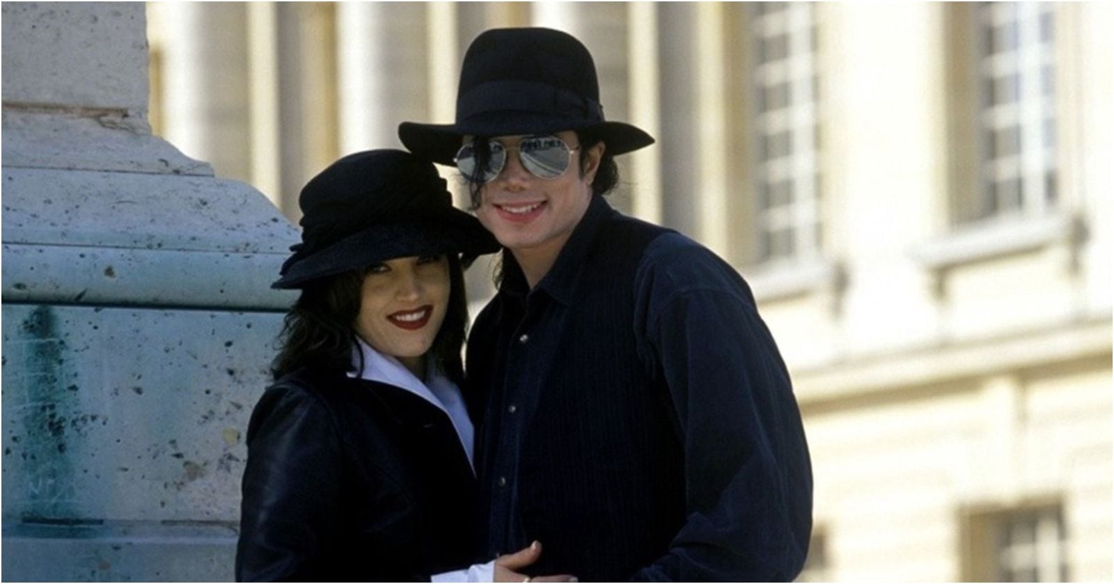 Lisa Marie Presley y Michael Jackson