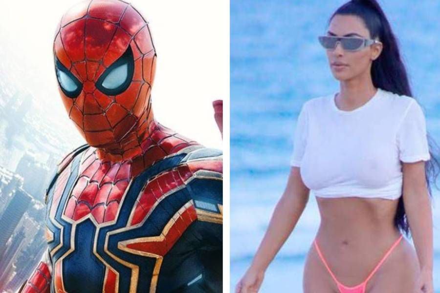 Kim Kardashian - Spiderman