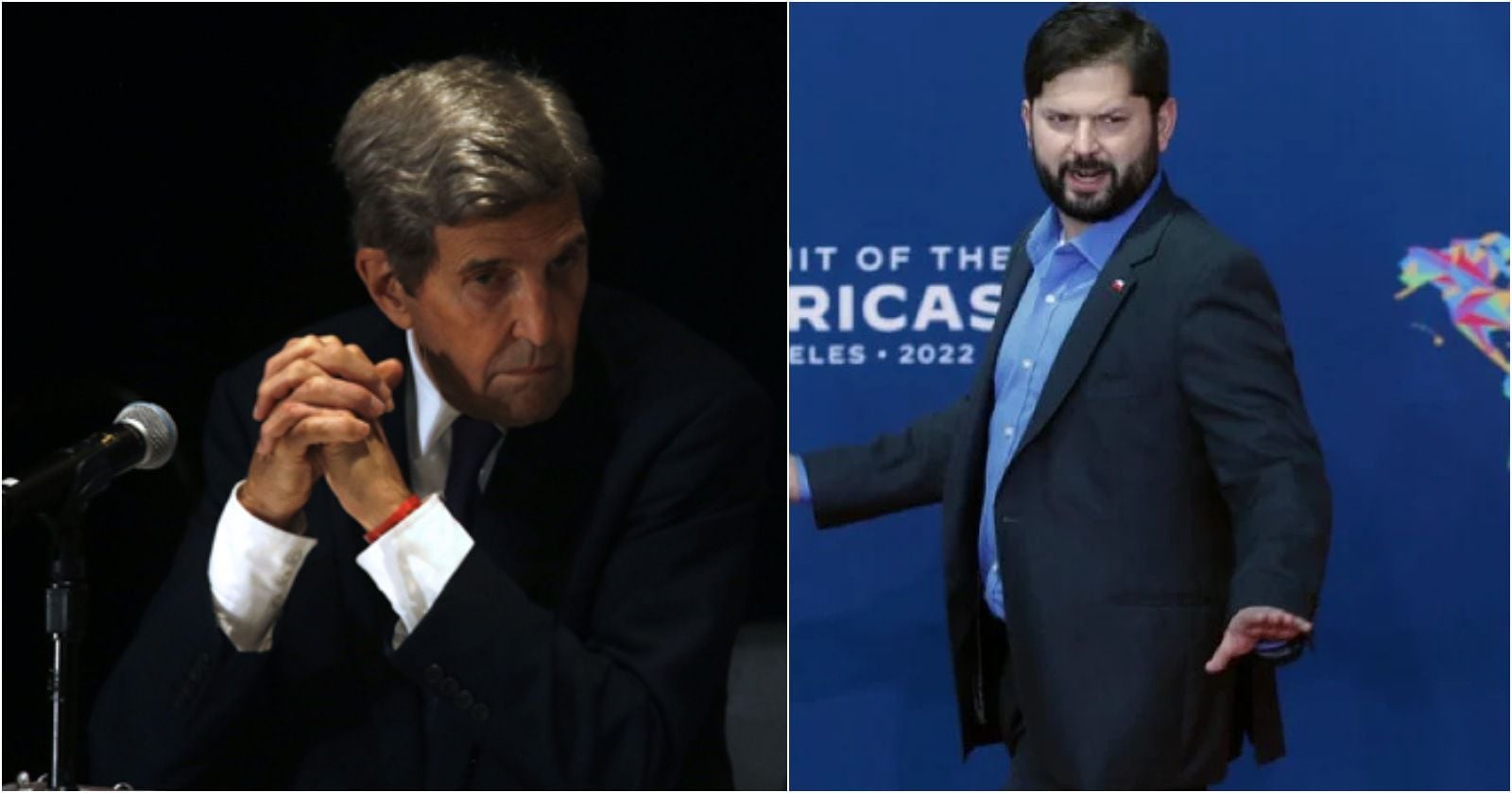 John Kerry y Boric