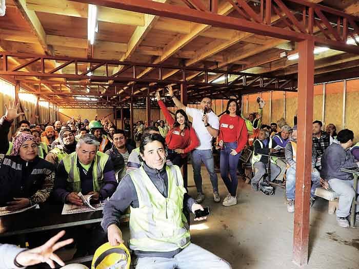 El Team Invierno compartió todo su calor con los maestros