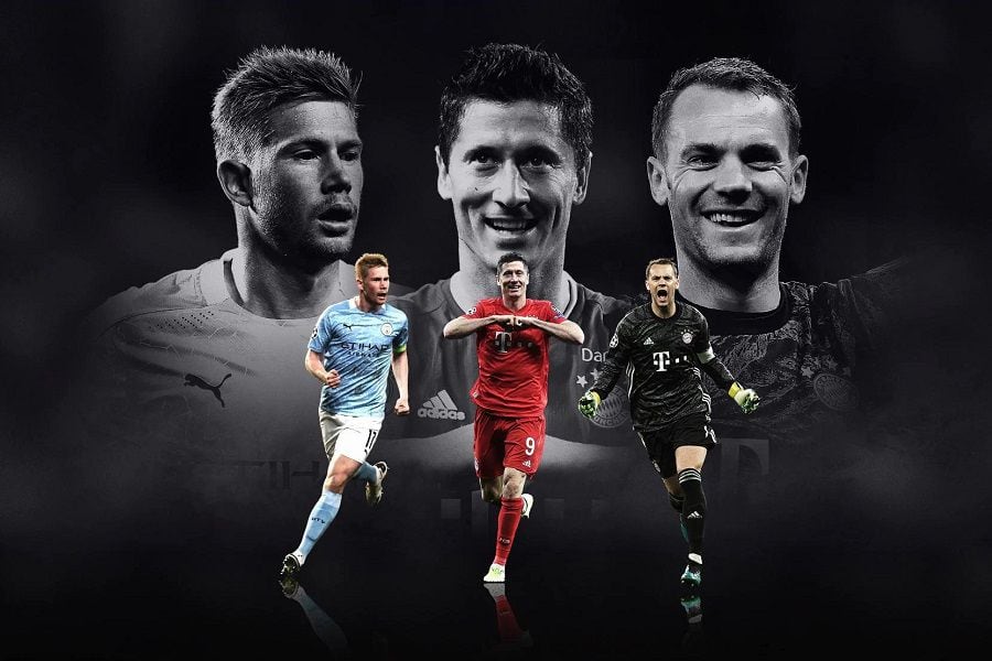 Fútbol.- De Bruyne, Lewandowski y Neuer, candidatos a 'Mejor Jugador de la UEFA 