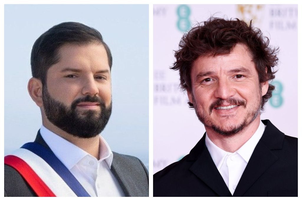 Gabriel Boric y Pedro Pascal