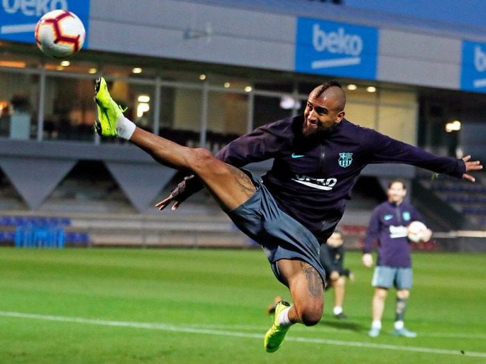 El exigente entrenamiento de Vidal para ganarse un puesto en Barcelona