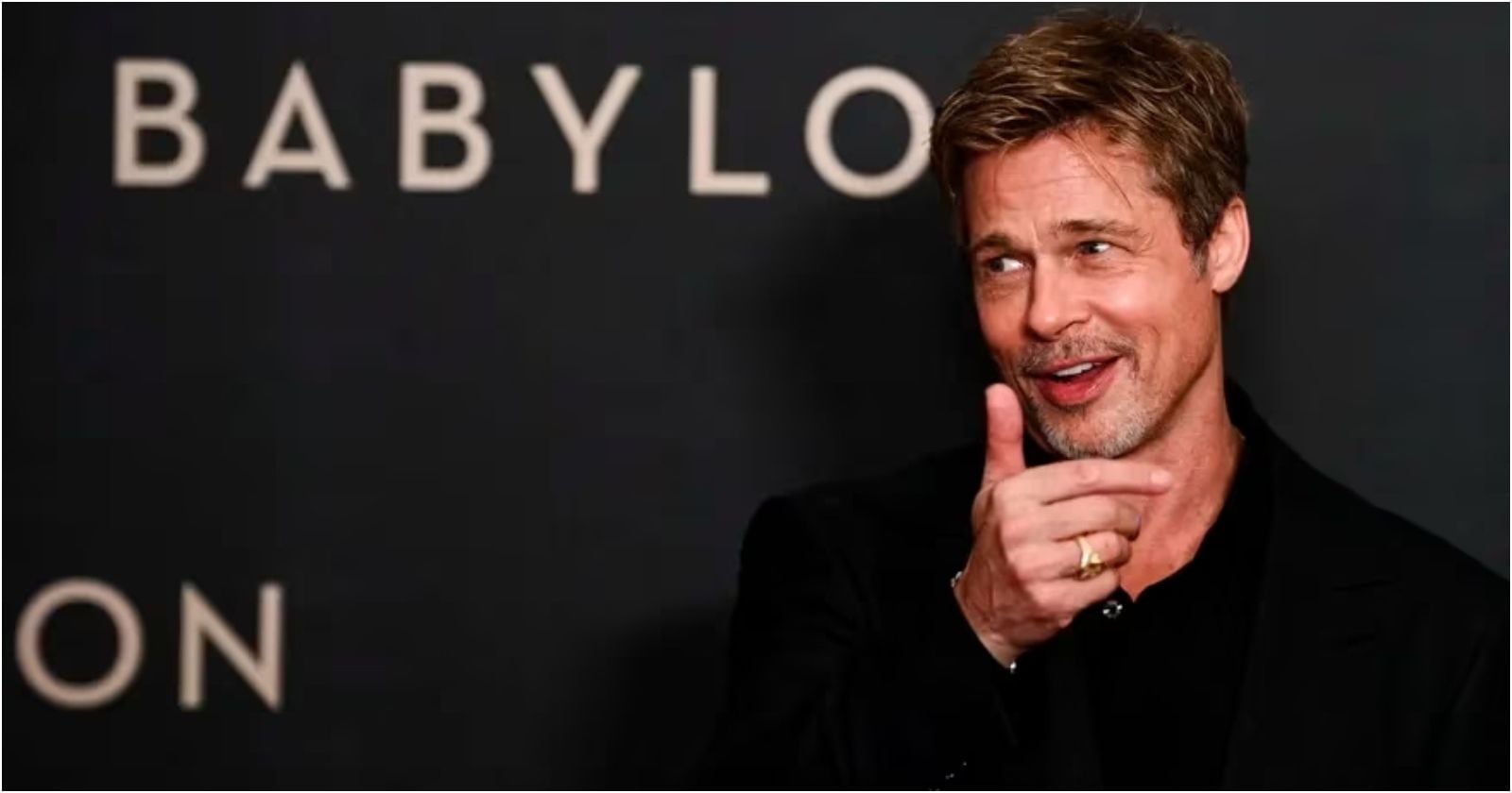 Brad Pitt en el estreno de Babylon