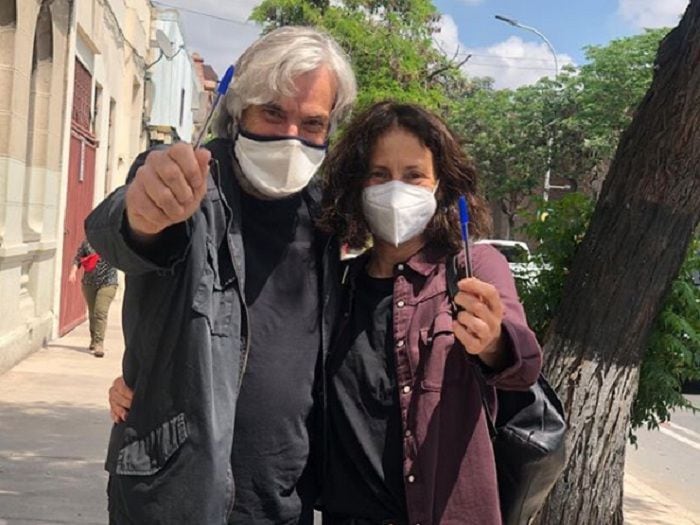 Gustavo Gatica sufrago esta tarde en colegio Andalien de Colina