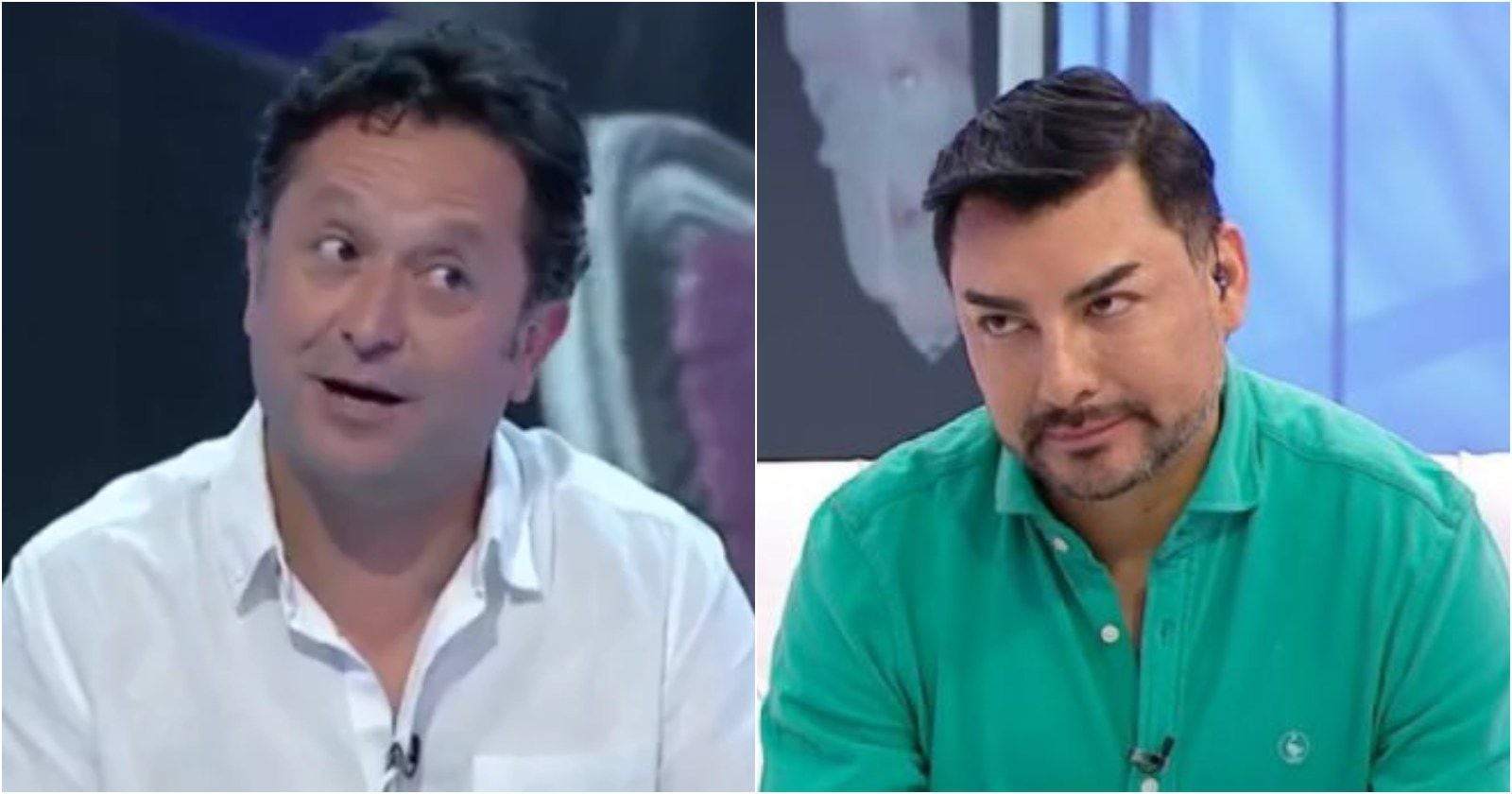 Daniel Alcaíno y Andrés Caniulef