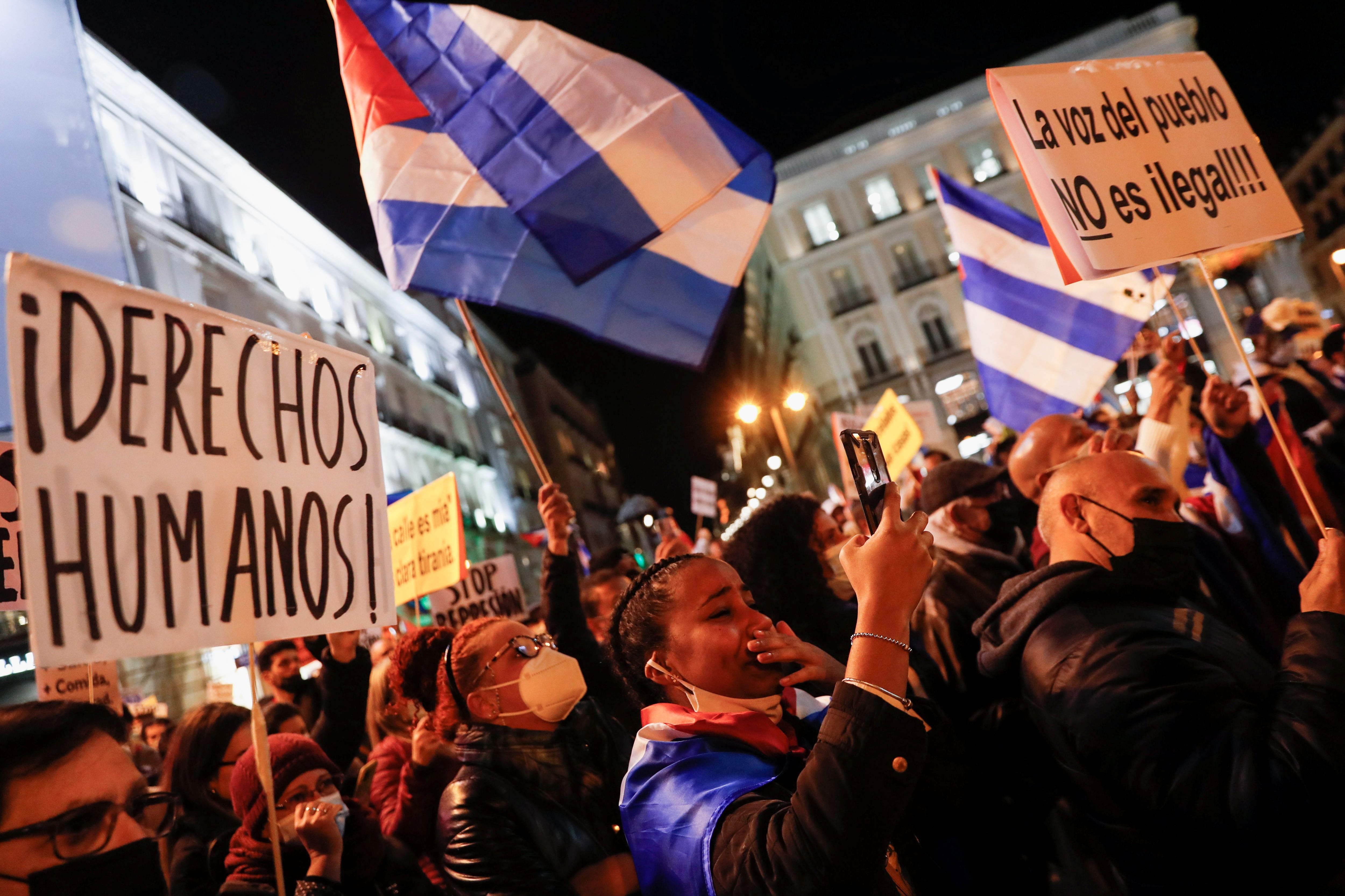 Protestas en Cuba