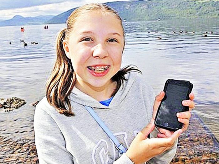 Niña tomó la mejor foto del "Nessie" en años