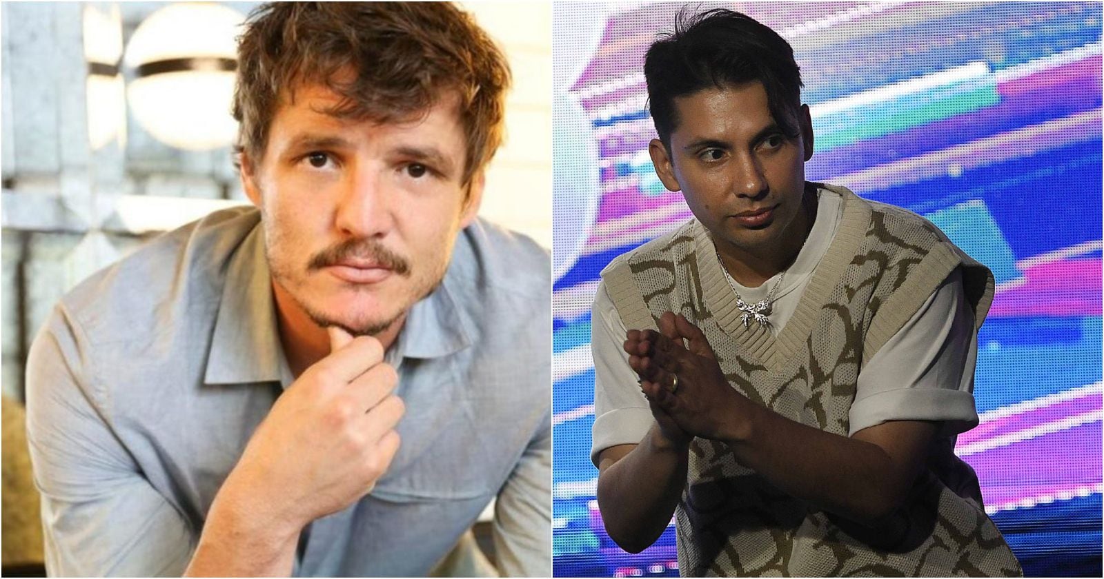 Pedro Pascal y Fabrizio Copano en Viña 2023