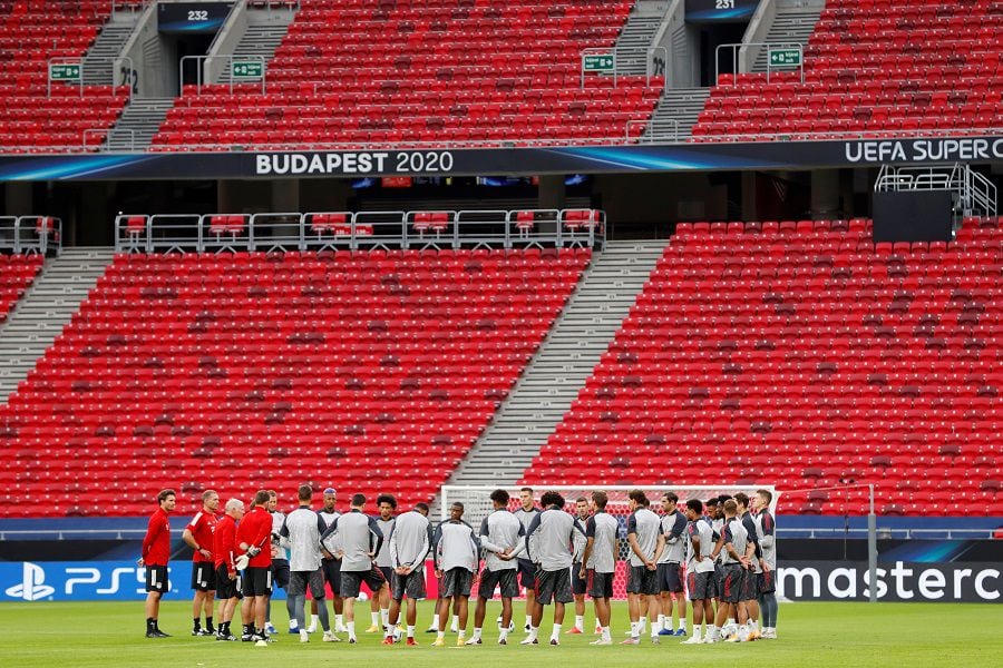 European Super Cup - Bayern Munich Training